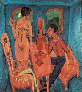 Ernst Ludwig Kirchner Tower Room, Fehmarn France oil painting artist